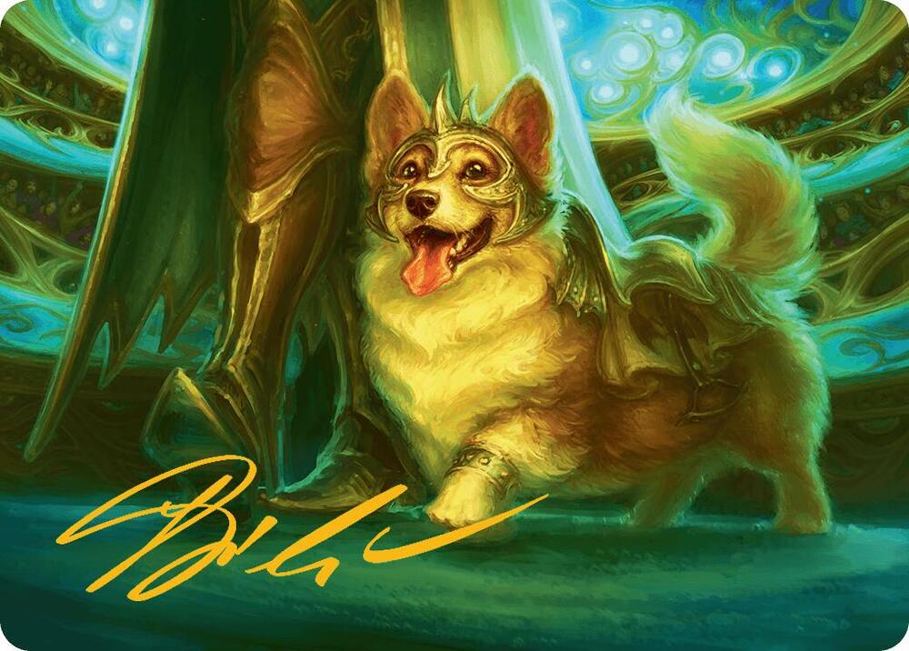 District Mascot Art Card (30/54) (Gold-Stamped Signature)