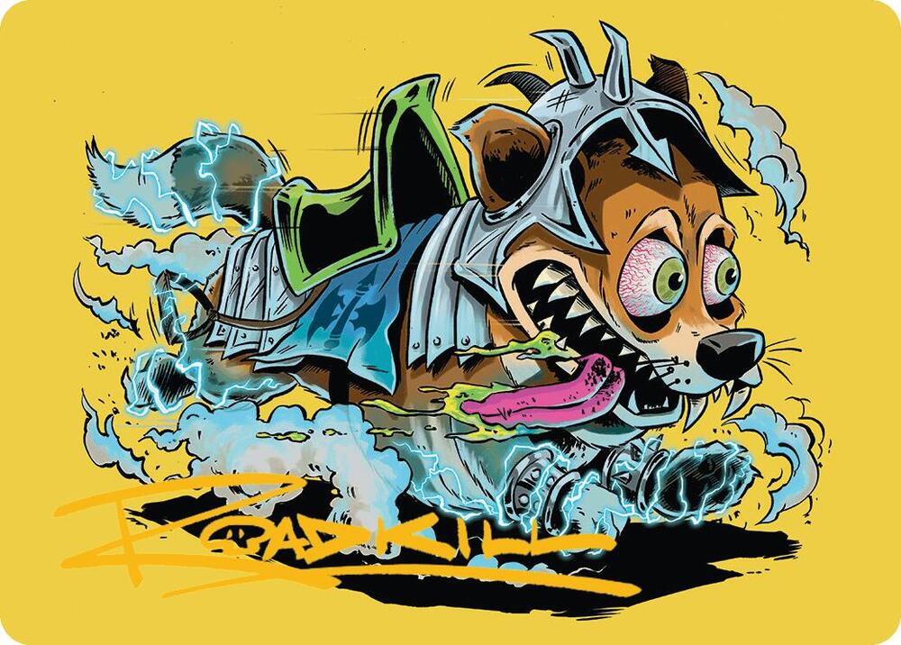 District Mascot Art Card (50/54) (Gold-Stamped Signature)