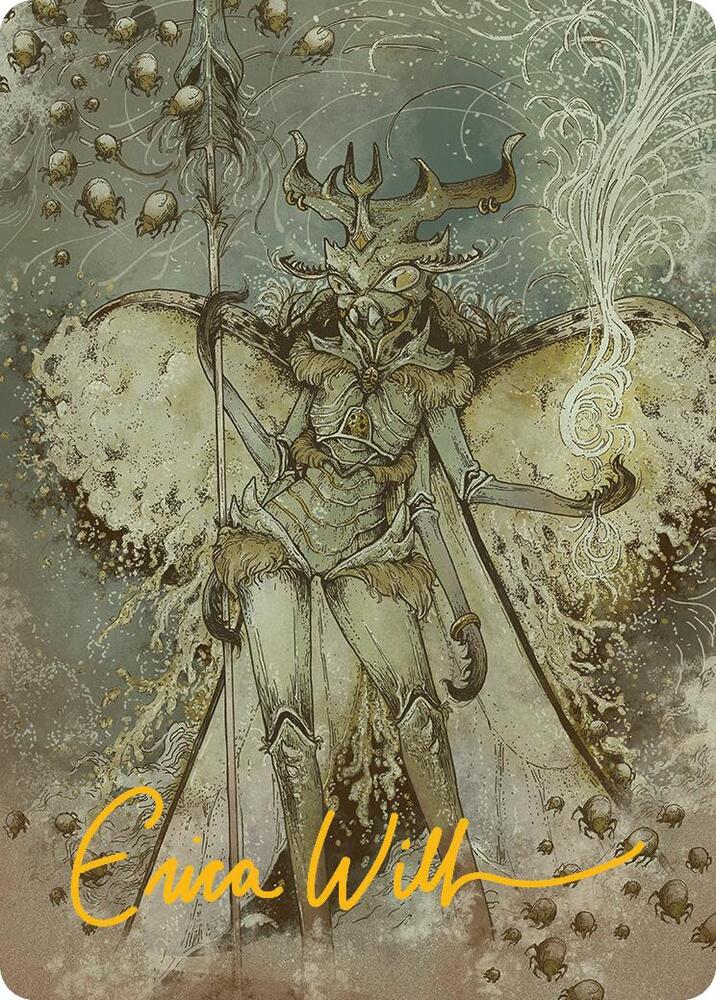Aatchik, Emerald Radian Art Card (6/54) (Gold-Stamped Signature)