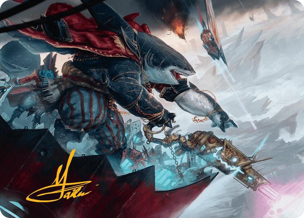 Captain Howler, Sea Scourge Art Card (16/54) (Gold-Stamped Signature)