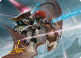 Caradora, Heart of Alacria Art Card (14/54) (Gold-Stamped Signature) - Magic: The Gathering