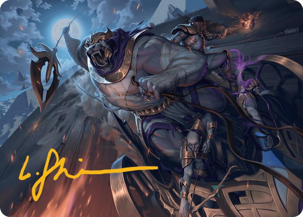 Zahur, Glory's Past Art Card (Gold-Stamped Signature)