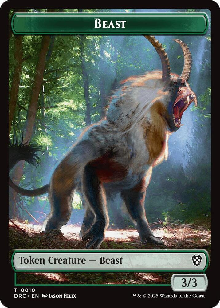 Beast (0010) // Servo Double-Sided Token