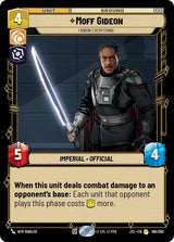 Moff Gideon - I Know Everything - Star Wars Unlimited