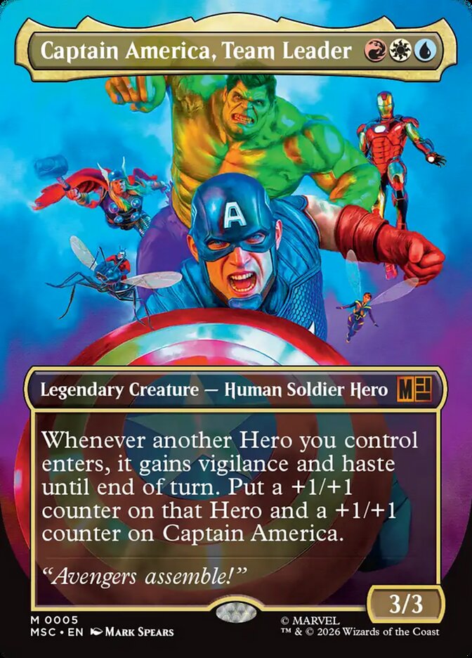 Captain America, Team Leader (Borderless)