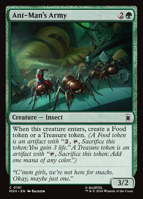 Ant-Man's Army (MSH 161) - Magic: The Gathering
