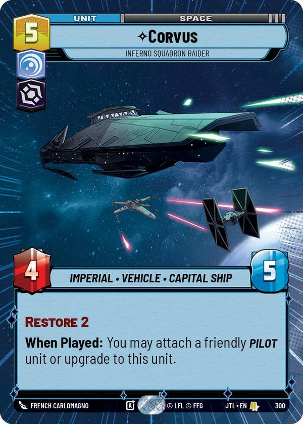 Corvus - Inferno Squadron Raider (Hyperspace) - Star Wars Unlimited
