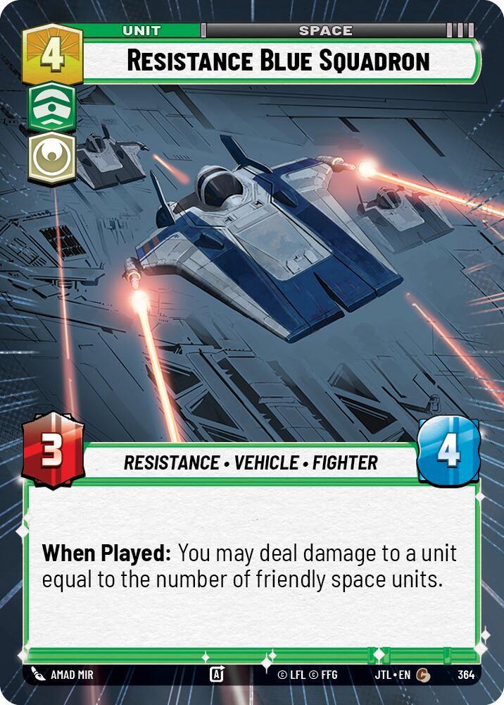 Resistance Blue Squadron (Hyperspace)