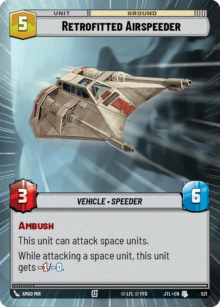 Retrofitted Airspeeder (Hyperspace)