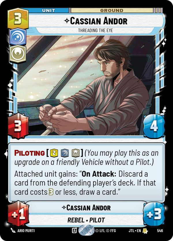 Cassian Andor - Threading the Eye (Foil) - Star Wars Unlimited