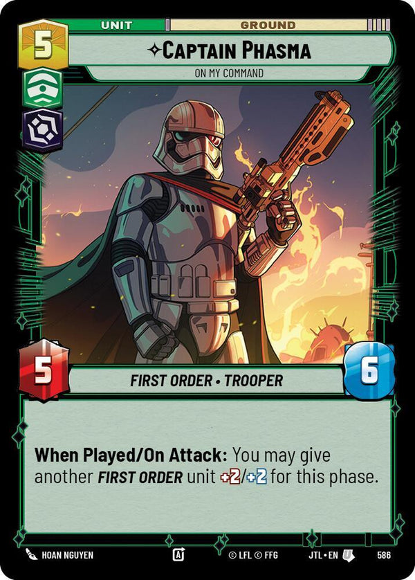 Captain Phasma - On My Command (Foil) - Star Wars Unlimited