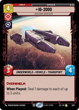 IG-2000 - Assassin's Aggressor (Foil) (JTL 638) - Star Wars Unlimited