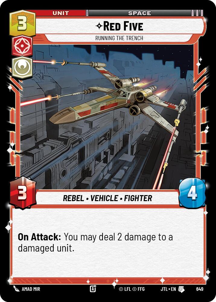 Red Five - Running the Trench (Foil)