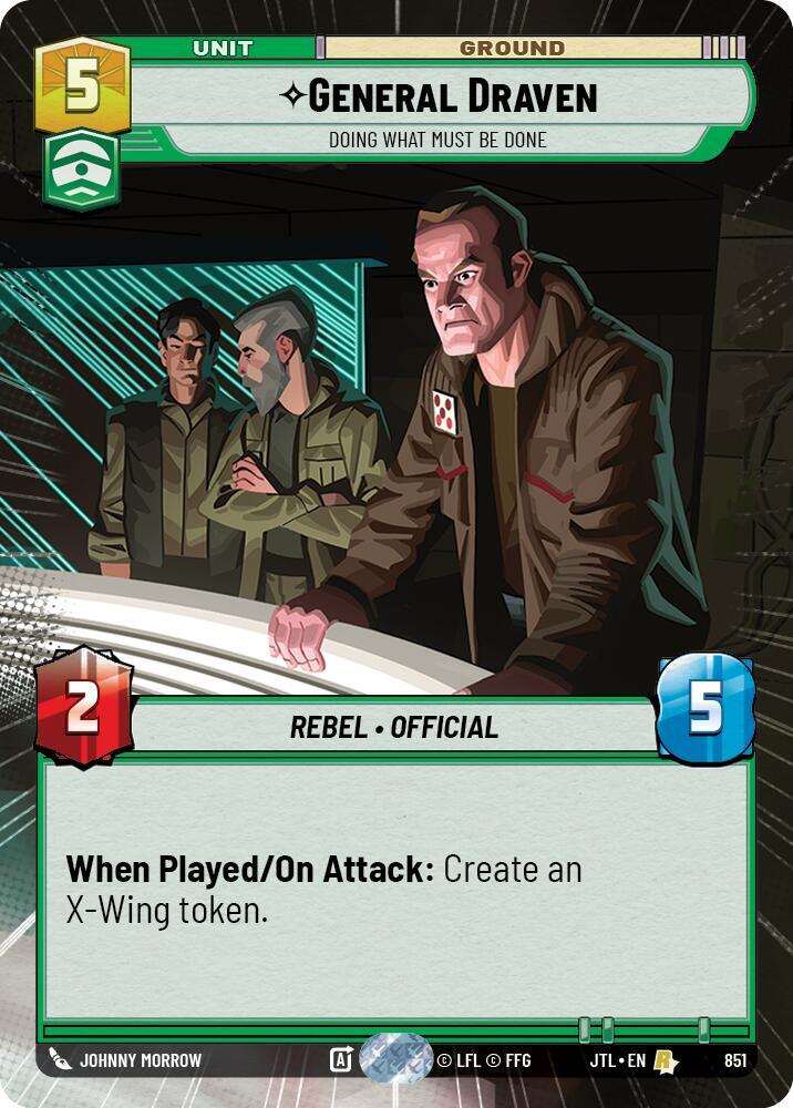 General Draven - Doing What Must Be Done (Hyperspace Foil)