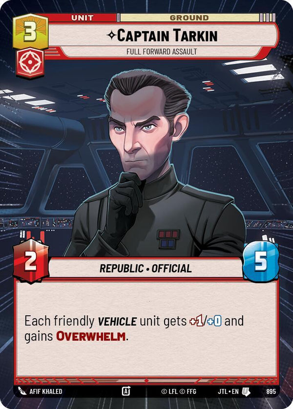 Captain Tarkin - Full Forward Assault (Hyperspace Foil) - Star Wars Unlimited