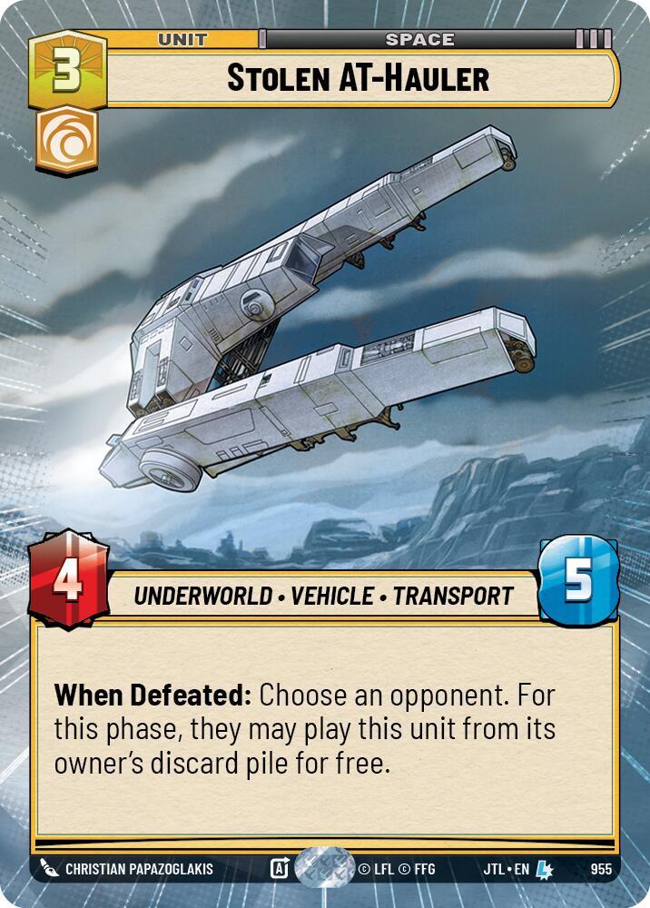 Stolen AT-Hauler (Hyperspace Foil)