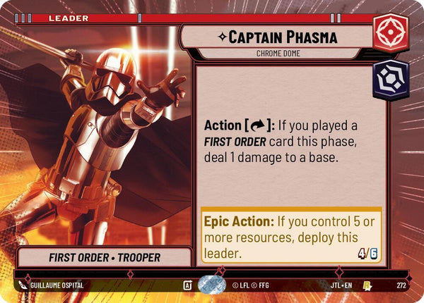 Captain Phasma - Chrome Dome (Hyperspace) - Star Wars Unlimited