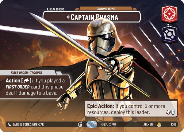 Captain Phasma - Chrome Dome (Showcase) - Star Wars Unlimited