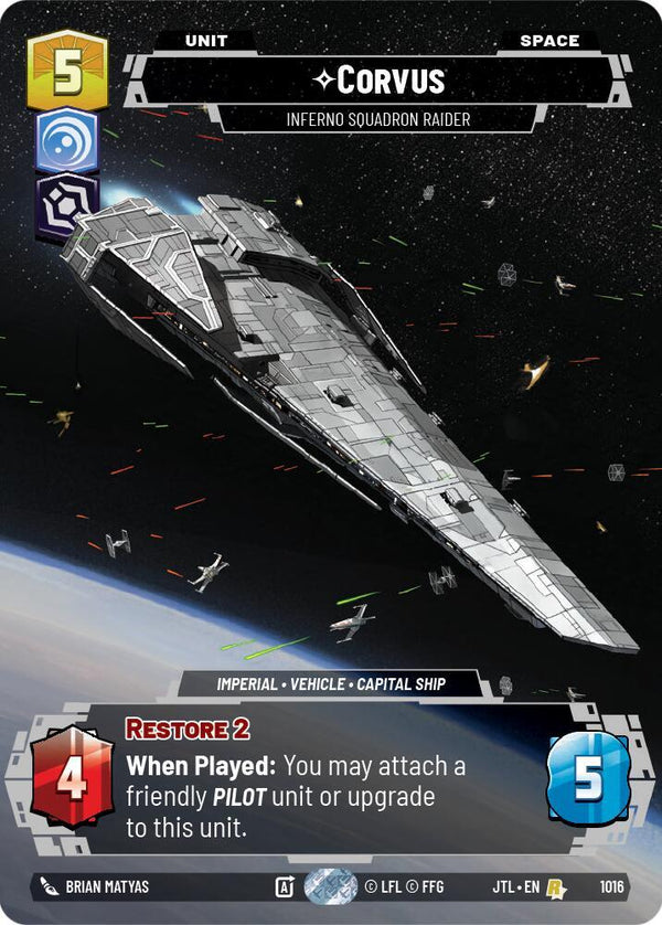 Corvus - Inferno Squadron Raider (Prestige) - Star Wars Unlimited