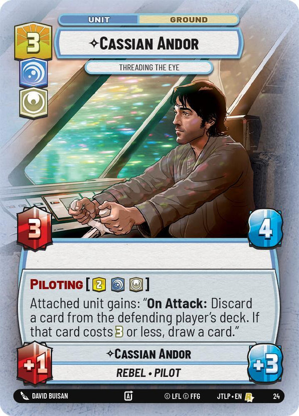 Cassian Andor - Threading the Eye (Foil) - Star Wars Unlimited
