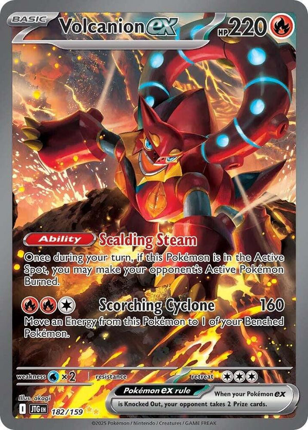 Volcanion ex - 182/159 (JTG 182/159) - Pokémon