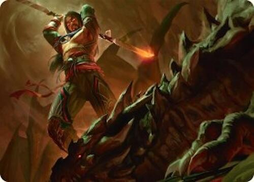 Sarkhan's Resolve Art Card (18/54)
