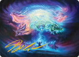 Call the Spirit Dragons Art Card (21/54) (Gold-Stamped Signature) - Magic: The Gathering