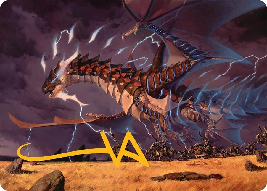 Neriv, Heart of the Storm Art Card (25/54) (Gold-Stamped Signature)