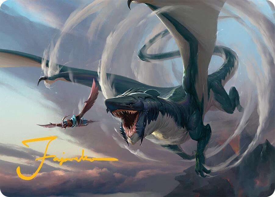 Whirlwing Stormbrood Art Card (27/54) (Gold-Stamped Signature)