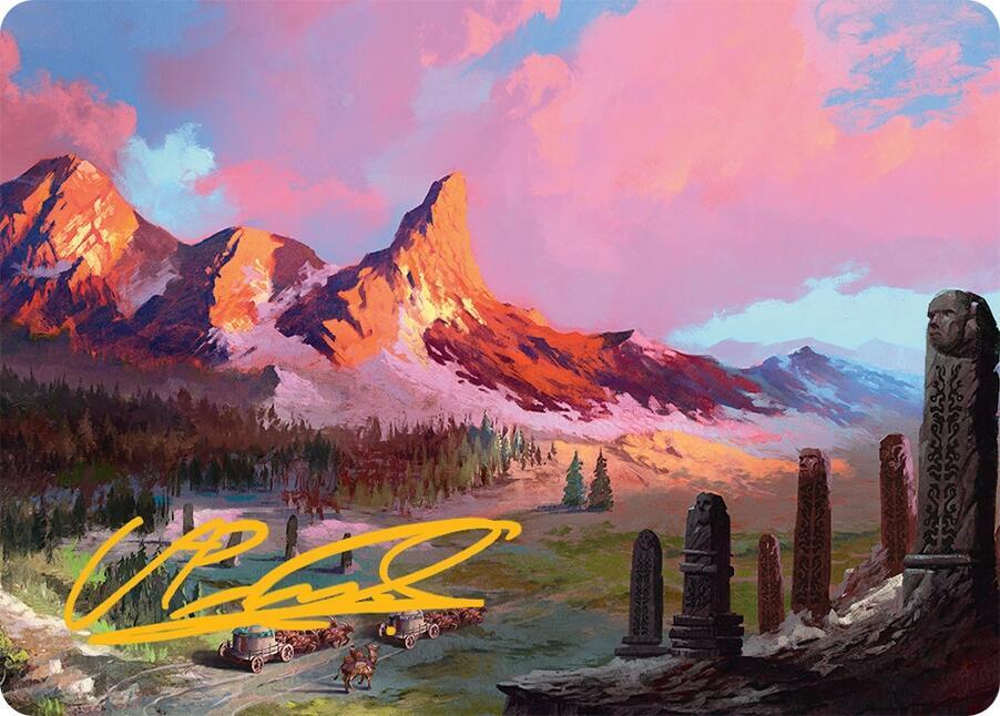 Rugged Highlands Art Card (29/54) (Gold-Stamped Signature)