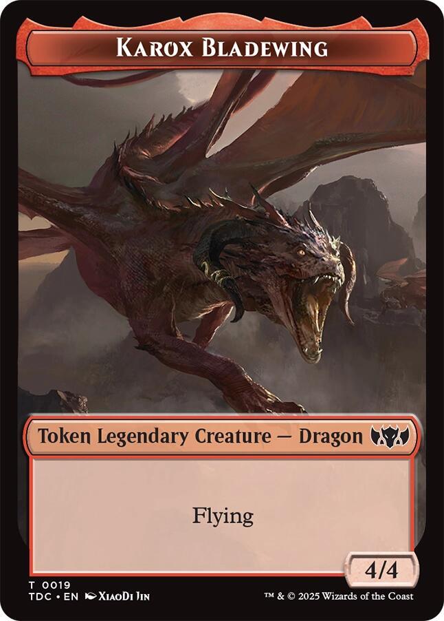 Karox Bladewing // Copy Double-Sided Token
