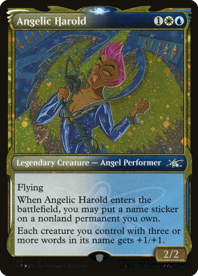 Angelic Harold (Showcase) (Galaxy Foil)