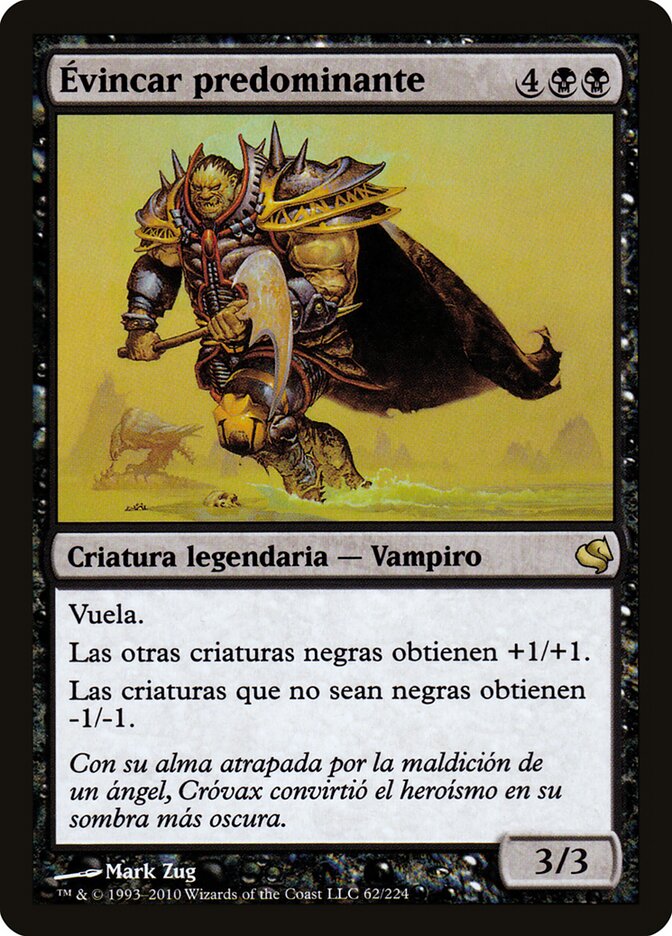 Ascendant Evincar (Spanish) - "Evincar predominante"