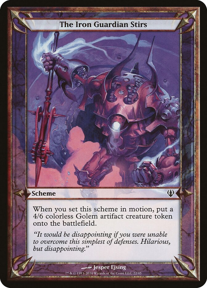 The Iron Guardian Stirs (Archenemy)