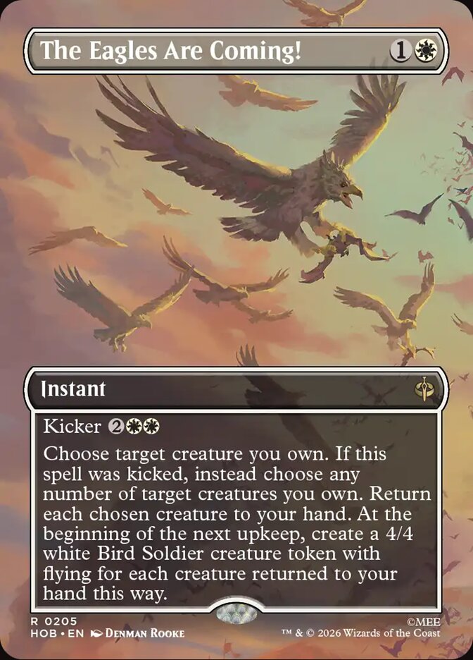 The Eagles Are Coming! (Borderless)