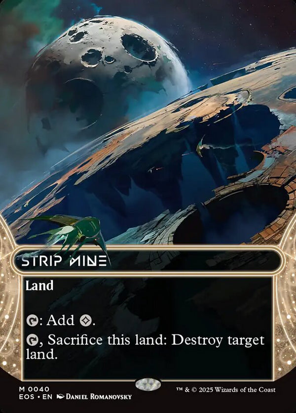 Strip Mine (0040) (Borderless) - Magic: The Gathering