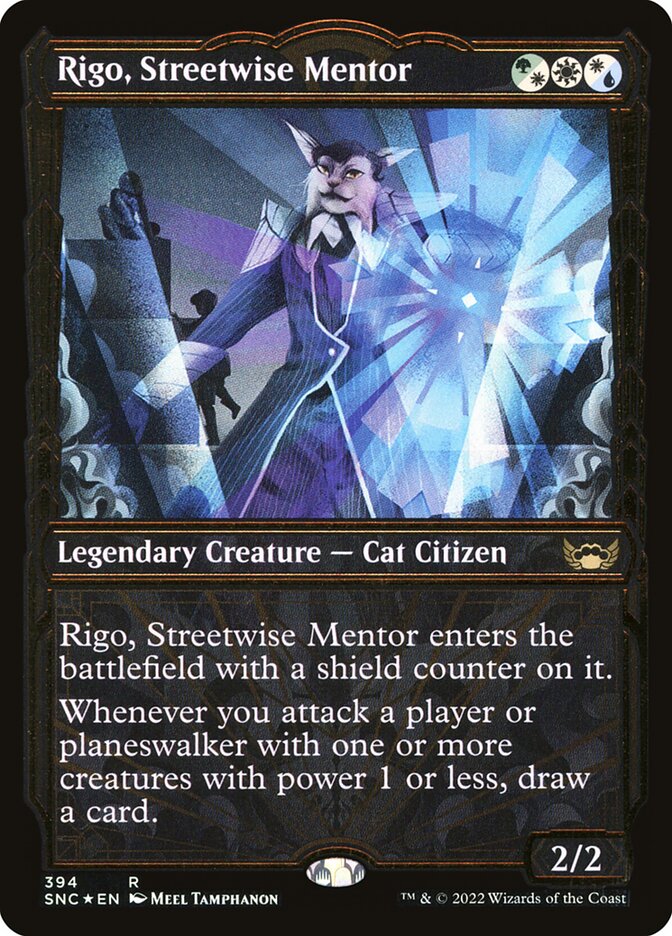 Rigo, Streetwise Mentor (Gilded Foil)