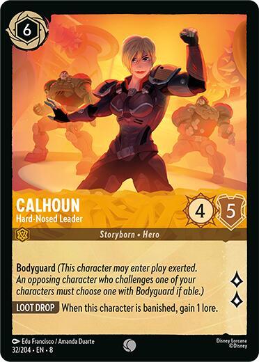 Calhoun - Hard-Nosed Leader - Disney Lorcana