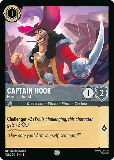 Captain Hook - Forceful Duelist - Disney Lorcana