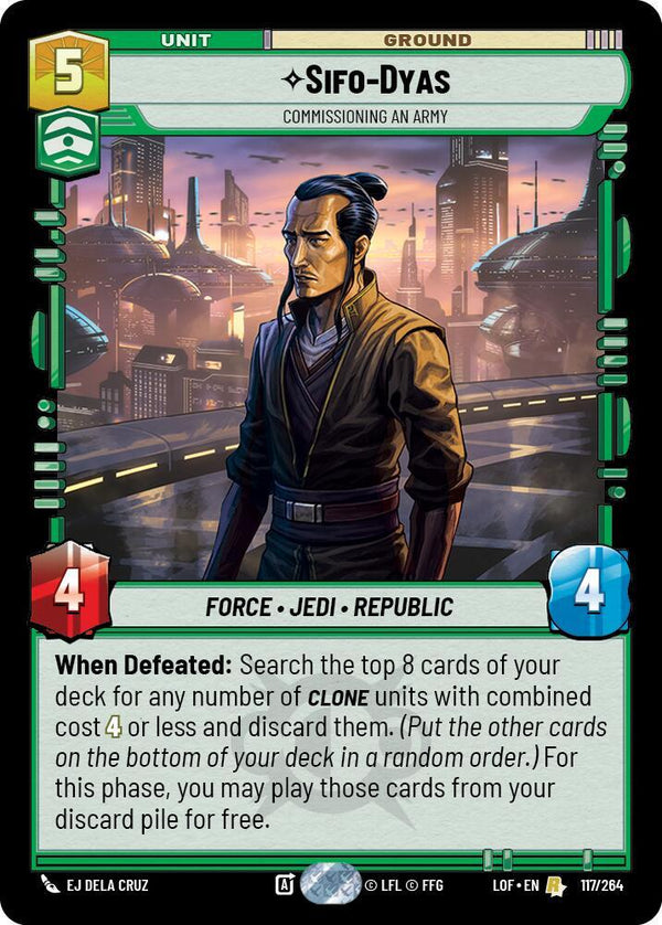 Sifo-Dyas - Commissioning An Army - Star Wars Unlimited