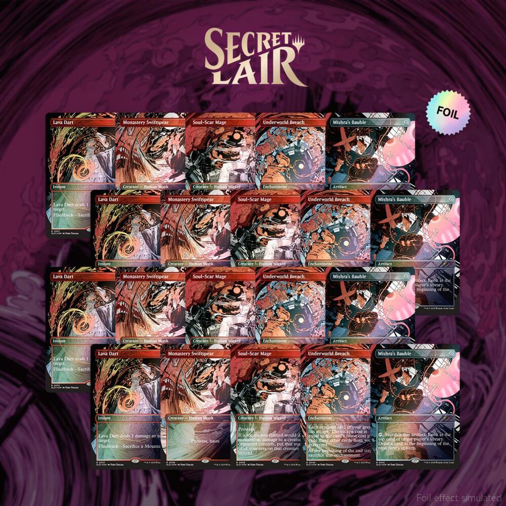 Secret Lair Drop: vroooOOOMMMMMM! - Rainbow Foil Playset Bundle