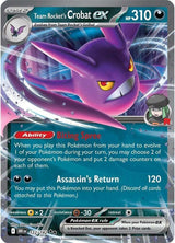 Team Rocket's Crobat ex - 122/182 (DRI 122/182) - Pokémon