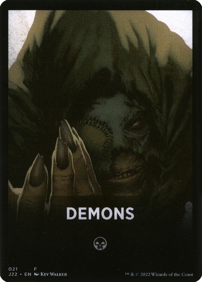 Demons Theme Card