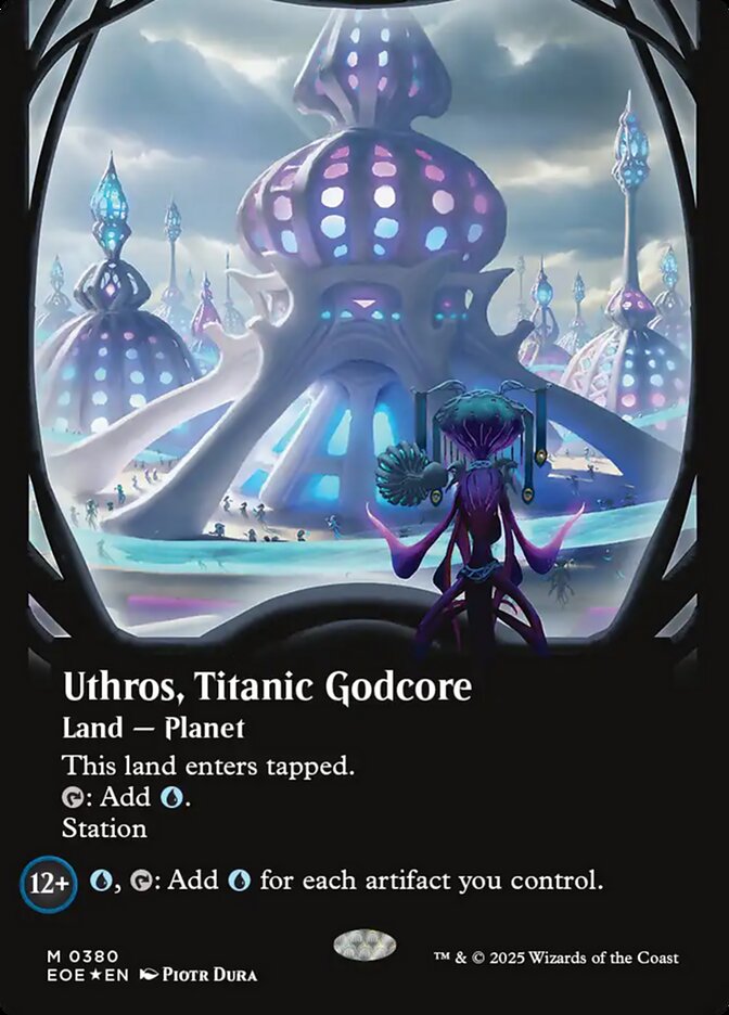 Uthros, Titanic Godcore (Borderless) (Galaxy Foil)