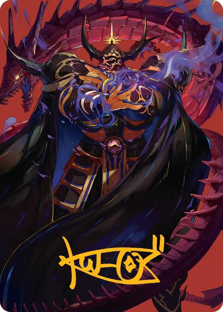Golbez, Crystal Collector Art Card (Gold-Stamped Signature)