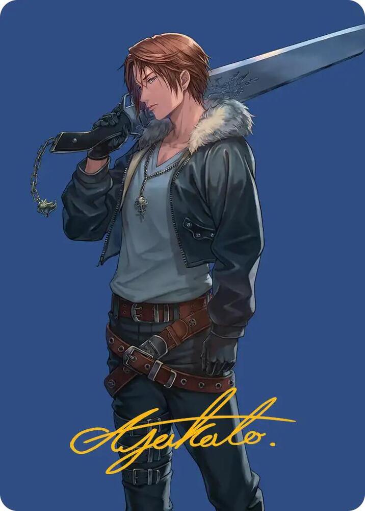 Squall, SeeD Mercenary Art Card (Gold-Stamped Signature)