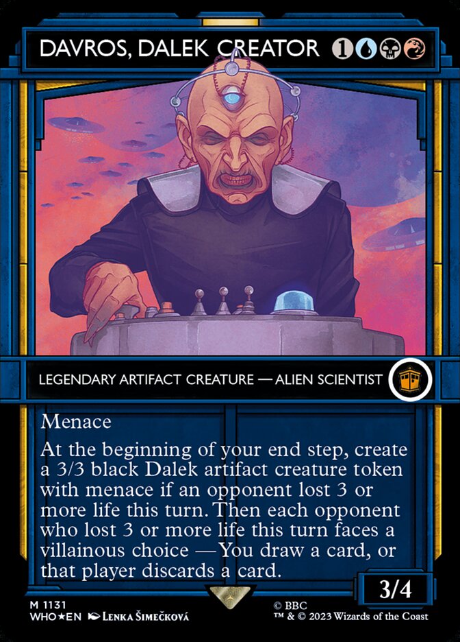 Davros, Dalek Creator (Showcase) (Surge Foil)