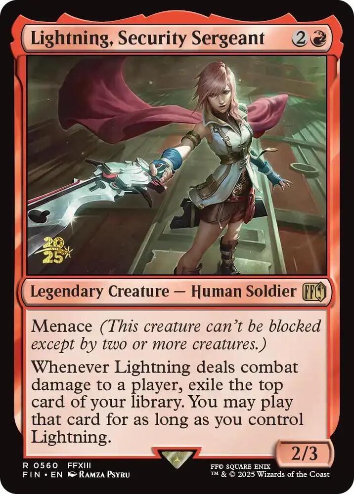 Lightning, Security Sergeant