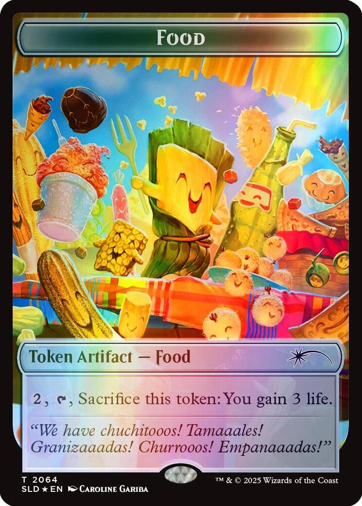 Food Token (2064) (Rainbow Foil)