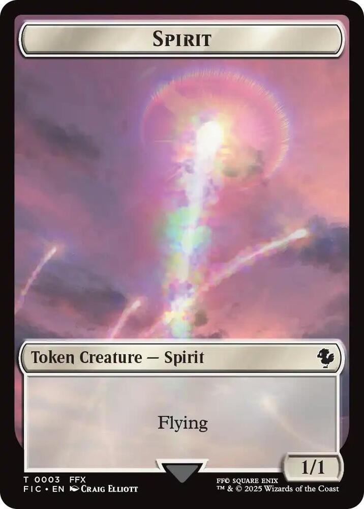 Spirit // Squid Double-Sided Token (Surge Foil)